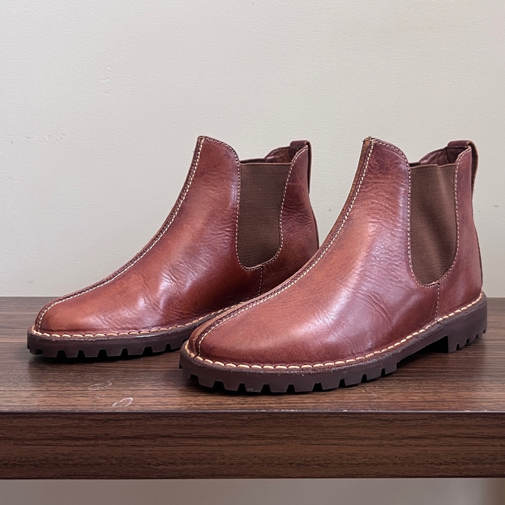 Vintage Cole Haan Women's Cognac Chelsea Boot 7